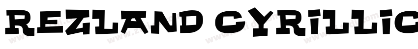 Rezland Cyrillic字体转换